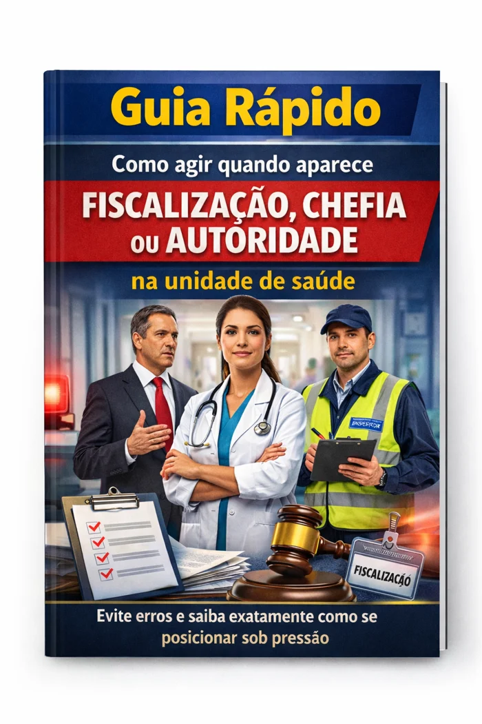 Capa do guia sobre fiscalização, chefia ou autoridade